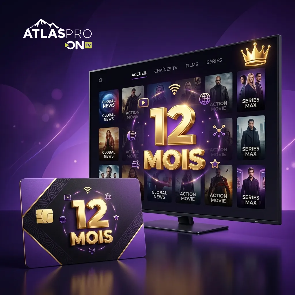 Abonnement IPTV 12 Mois Premium – Atlas Pro ONTV