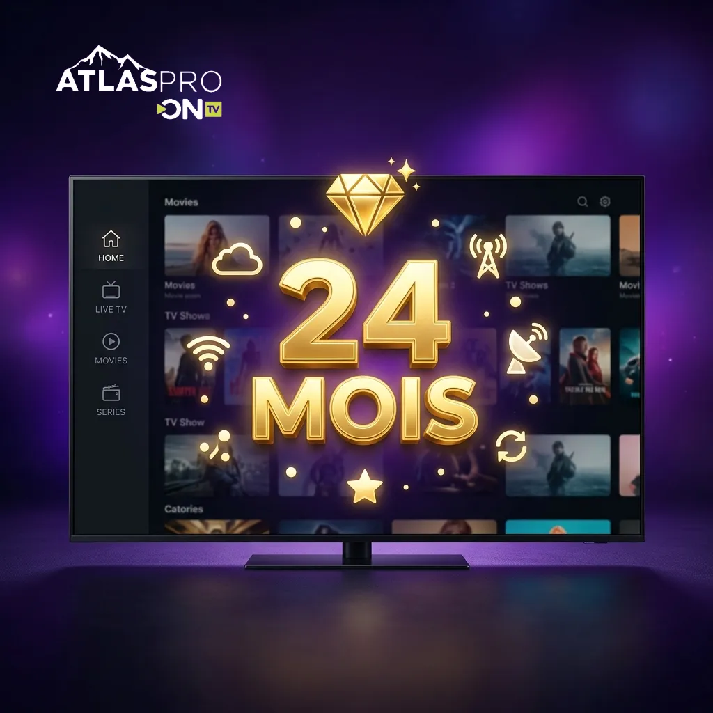 Abonnement IPTV 24 Mois Premium – Atlas Pro ONTV